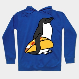 Animals with Food Cute Penguin with Taco Hoodie